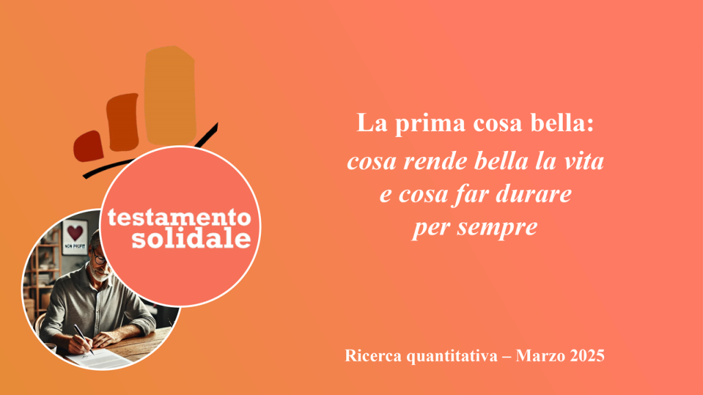Sondaggio 2025 "La prima cosa bella": cosa rende bella la vita e cosa far durare per sempre